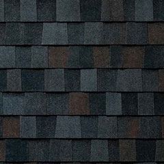 HailGuard Black Walnut shingle color swatch