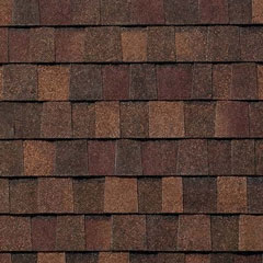 Titan XT Rustic Redwood shingle color swatch